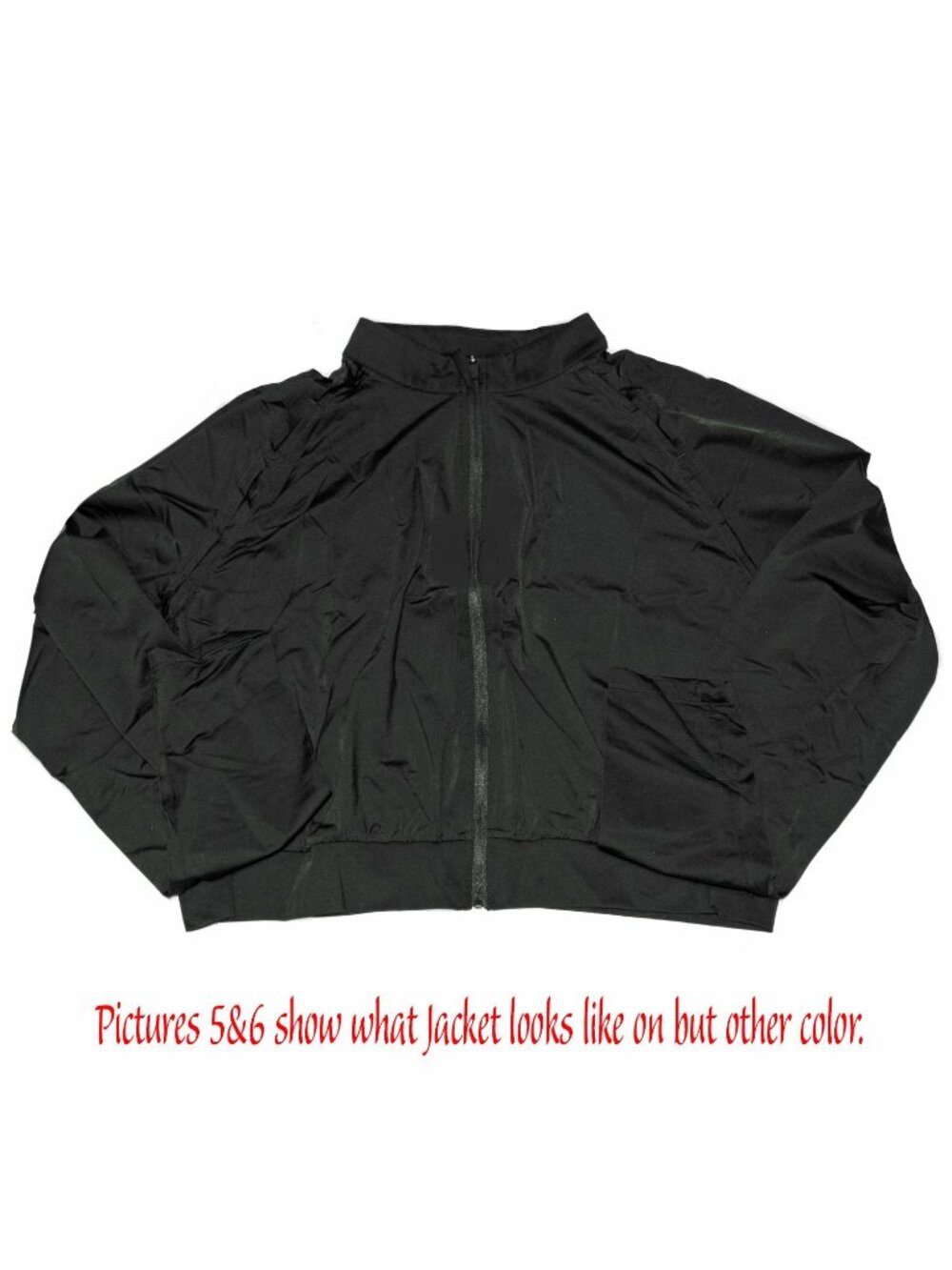 Halara Womens Black Lightweight Cropped Zip-Up Jacket With Back Ventilation XL N
